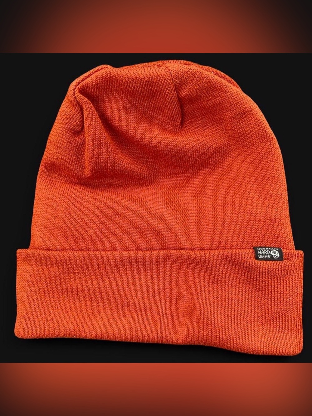 Mountain Hardwear Burnt Orange Knit Cuffed Beanie